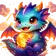 Vibrant low-poly geometric fox avatar with triangular facets in teal, orange, and purple hues.